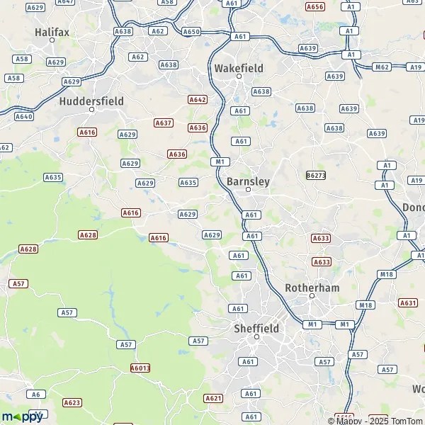 Map Royston map of Royston (S71 4) and practical information